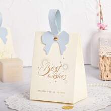 6 Stück Premium Hochzeits Gastgeschenk Box, handgehaltene Süßigkeiten Geschenkbox, elegante Hochzeit, Weihnachten, Valentinstag, Geburtstag, Süßwarenladen Geschenkbox