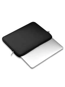 1pc 11.6/12.5/13.3/14/15.4/15.6/16/17 Inch Solid Color Casual Laptop Sleeve Bag, Compatible With Huawei/Apple//HP//Hasee