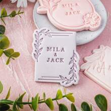 Leaf Pattern Cookie Cutter DIY Birthday Fondant Biscuit Mold Baby Shower Party Cookies Embossing Mould Dessert DIY Decor Tools Wedding Party Birthday Cake Mold