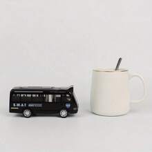 1 Pc Cool Bus Toy, Realistic Open-Door Bus Model - Inertia And Impact Resistant Simulation Bus Toy With Sound And Light Effects - Perfect Creative Birthday, And Christmas Gift For Kids,Back To School - Multicolor - View 12