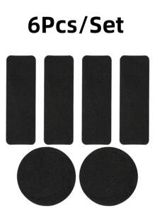6/12 Pcs(6Pcs/Set)Shoe Heel Repair Patch Kit Self-Adhesive Inside Shoe Patches For Holes, Leather Heel Pads & Shoe Sole Repair – Home Shoe Maintenance Patches Shoe Accessories Shoe Crease Shoe Repair