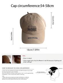 1 Máy Tính Retro Colorblocking Nhanh Khô 5 Tấm Mũ Bóng Chày Cho Nữ Cắm Trại Mùa Hè Và Chống Nắng, Unisex Mũ Bóng Chày - Màu be - Xem 8