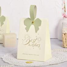 6 Stück Premium Hochzeits Gastgeschenk Box, handgehaltene Süßigkeiten Geschenkbox, elegante Hochzeit, Weihnachten, Valentinstag, Geburtstag, Süßwarenladen Geschenkbox