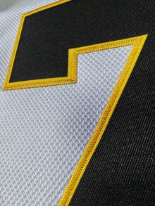 Atonmore Men's 87 White Ice Hockey Jersey Embroidered Stitched Sportswear Casual Training Long Sleeved Pullover