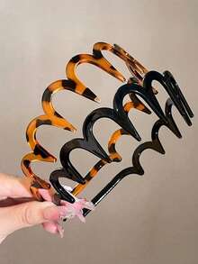 2 chiếc băng đô kiểu sóng cao, phụ kiện tóc nữ, băng đô chống trượt có răng cưa, dây buộc tóc để giữ và buộc tóc gọn gàng, phụ kiện tóc cho bé gái, giúp tóc rối được sắp xếp ngăn nắp, băng đô cài tóc cho nữ. - Nhiều màu - Xem 15