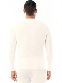 ¡RecomendadoIndera Ropa Interior térmica Tradicional para Hombre Camiseta para Hombre¡Top de Temporada - Gris jaspeado - Ver 4