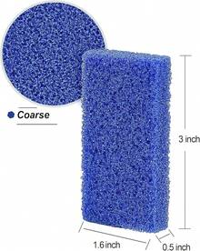 Disposable Foot Scrubber Pumice Pads, Pedicure Pumice Stone Dead Skin Callus Remover For Feet, 40Pcs (Dark Blue Coarse) - Màu xanh lam - Xem 9