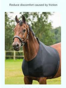 1PC Horse Jacket Breathable Vest Shoulder And Neck Protectors, Shoulder Pads With High Elasticity, Horse Jacket Lining, Comfortable Anti-Scratch Protective Horse Vest, Anti-Friction Horse Bib, Horse Shoulder Protector, Horse Chest Protector - Multicolor - View 7
