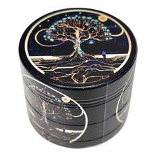 1pc 4-Layer Zinc Alloy Multi-Function Grinder, Decorative Grinder, Spice Grinder Tool, Home Essential, Spice Powder Grinder, Gift For Men And Women, Halloween And Christmas Party Supplies - Multicolor - View 7