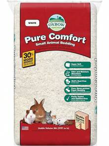 Oxbow Comfort - Ropa de Cama de Animales pequeños, Absorbente de olores y Humedad, Ropa de Cama sin Polvo para Animales pequeños, Color Blanco, Bolsa de 36 litros - Blanco - Ver 12