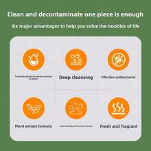 Ultra-Concentrated Bubble Laundry Sheets, Laundry Bubble Paper, Powerful Decontamination Washing Machine Sheets, Special Laundry Paper Sheets Heavy-Duty Laundry Detergent Tablets, Powerful Stain Removal For Underwear And Clothes, Portable Washing Tablets, Suitable For Home, Dormitory, Travel, Laundry Accessories, Cleaning Supplies - Concentrated Stain Removal Laundry Tablets - View 2