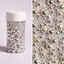 85g/3oz, Surtido de colores, Decoraciones comestibles de azúcar perlado para hornear, decorar pasteles y cupcakes, para bodas, fiestas, Navidad, Halloween/Dulce o truco sin caramelos - Multicolor - Ver 4