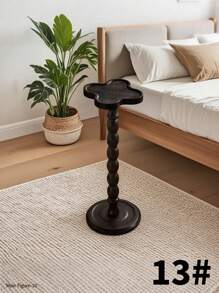 Adjustable Four-Leaf Clover Shaped Side Table, Coffee Table, End Table For Sofa, Bedside, Small Spaces, Mobile And Convenient For Lawn And Patio