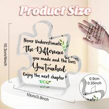 Placas de sentimiento de acrílico: Gratitud y Apreciación. Perfecto para regalar a mamá, papá, amigos y familia. Diseñados como recuerdos que infunden calidez sincera a cualquier espacio, convirtiendo momentos ordinarios en recuerdos apreciados que duran toda la vida.