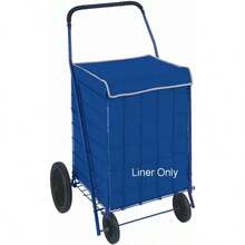 Utility Folding Shopping Cart Liner Privacy Top Cover Water Resistant Fastens NonWoven Lightweight Breathable For Her Summer Essential Travel Must-Have Red Blue - Màu xanh lam - Xem 4
