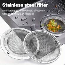 Sink Drain Basket Stainless Steel Sink Strainer For Most Kitchen,Kitchen Sink Strainer,Sink Strainers With Large Wide Rim For Kitchen Sinks,For Kitchen Sink/Bathroom Bathtub Wash Basin Floor Drain Balcony Drain Hole.It's The Perfect Choice For Christmas And Halloween Parties And Gatherings.