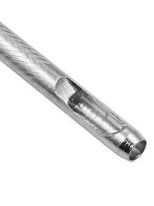 4/12 Peças Conjunto Profissional de Perfurador de Couro, Kit Perfurador Resistente para Cintos/Relógios/Bolsas, Perfurador de Orifícios Redondos de 4 Tamanhos, Ferramentas de Artesanato de Couro DIY para Reparar Alças e Fazer Acessórios, Ferramentas de Perfuração de Couro