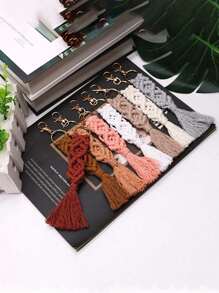 Rope Woven Cute Key Chain Pendant, Versatile Accessory For Bags, Clothing Gift Souvenir Travel Essentials Travel Accessories Vacation Summer Holiday Back To School
