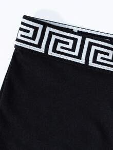 8条装男士简约时尚平角内裤，透气柔软舒适内裤 - 彩色 - 查看 3