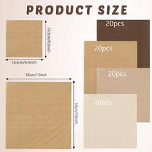 10/20/40pcs,Brown Theme Birthday Party Paper Plates,Napkins For Boho BabyShower Party Supplies 7" Brown Gradient Color Round Birthday Party Disposable Plates For Farmhouse Wedding Party Decorations - Multicolor - View 22