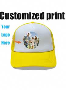 1 Stück einfarbige Baseballkappe aus Polyester, Schwammschirmmütze für den täglichen Gebrauch, Sport, Reisen, Werbung, Truckerart, individuell bedruckbar, geeignet für Lässig und Veranstaltungen - A - Übersicht 13