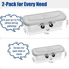 Batter Breader Shaker Bowl With Lid, 2-Pack Mess Free Breading Shaker Bowl, Fish Batter Shaker Container With Breading Tray, Batter Bowl Shaker For Fish Frying Chicken Wings Fish Onion Rings Veggies - 白色 - 查看 4