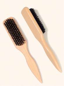 فرشاة شعر ولحية من النايلون والخشب قطعة واحدة - فرشاة تصفيف شعر احترافية خالية من العطور، مناسبة للمحترفين لإدارة الشعر السميك والرقيق، مشط خشبي، فرشاة شعر، فرشاة خشبية، فرشاة تصفيف الشعر، فرشاة فك التشابك، فرشاة تجعيد، فرشاة تمليس، أداة تصفيف شعر أساسية مثالية للسفر، مجموعة فرشاة شعر، مشط شعر، مشط للتجعيد، فرشاة فك التشابك، فرشاة شعر للنساء، شعر، سفر، منتجات شعر، أدوات شعر، أشياء شعر، حلاق، ملحقات حلاق، صالون حلاقة، معدات تصفيف الشعر
