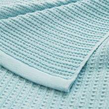 1pc 100% Cotton Gauze Blanket - Lightweight & Breathable Plaid Pattern | All-Season Bedding | 40s Jacquard Weave | Machine Washable | Soft Summer Quilt (For Night Sweats) | Modern Home Decor, Simple Design & Easy Care Fabric