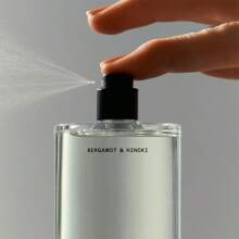 Body Mist, Bergamot & Hinoki Scent, Skincare Infused Perfume Hair & Body Spray For Women And Men, Hydrating Fragrance With Glycerin And Red Algae, Vegan, Cruelty Free, 3.4 Fl Oz