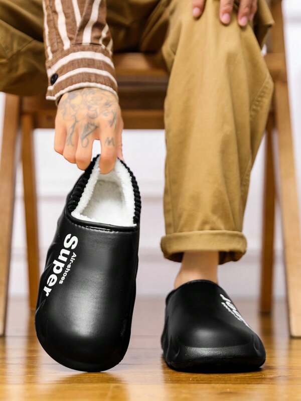 Chaussons thermiques pour hommes, chaussons thermiques, chaussons thermiques, chaussons thermiques d'extérieur, chaussons thermiques doublés, chaussons thermiques antidérapants, chaussons thermiques antidérapants et imperméables, grands chaussons thermiques pour hommes, chaussons thermiques d'intérieur