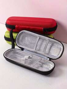 Insulated Portable Insulin Cooler Bag -Friendly Cold Ice Pack Physical Cooler Box Lightweight Simple Zipper Carry Bag Diabetes Travel Case, Portable Medication Cooler Bag For Insulin Pens And Blood Glucose Monitor Supplies,Back To School Supplies, Travel Essentials, Holiday Essentials