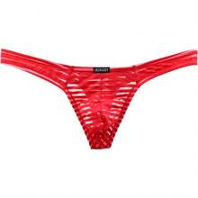 IKINGSKY Men's Transprant Thong Underwear Low Rise See Through Stretch Panties