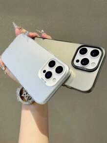 2 peças Capas de Telefone para Casais na Moda, Capas de Telefone Preto e Prata Antiderrapantes Coloridas Mate IMD Minimalistas, Capas de Telefone Duras com Moldura Semirrígida e Transparente, Capas Protetoras de Telefone, Compatível com Samsung, Compatível com iPhone 13, Compatível com iPhone 13 Pro Max, Compatível com Samsung Galaxy, Compatível com iPhone