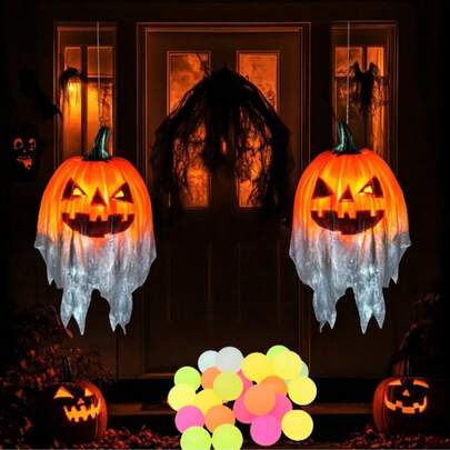 2/5/10/15/20/25个装夜光弹力球，散装，小型弹力球，适合用作夜光派对礼品、奖品、生日礼物