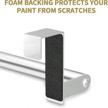 Over Cabinet Towel Holder Stainl Steel Cabinet Door Towel Bar Rack Holders Fit On Over Cabinet Cupboard Doors Kitchen 2 Pack Sier - Silver - View 3