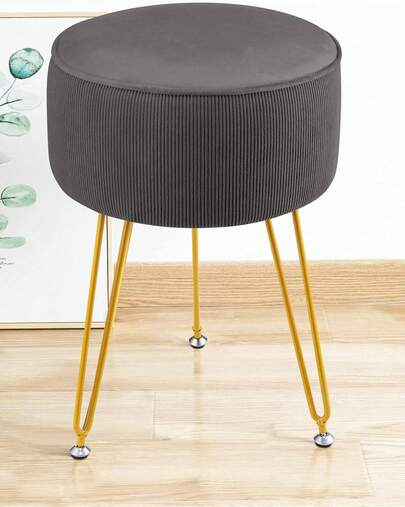 Round Dressing Table Stool Vanity Seat Comfortable Stool For Dressing Table