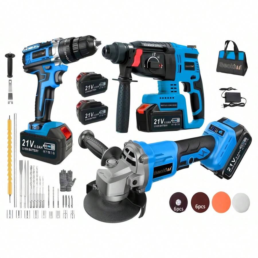 Electric Drills - Blue - View 1