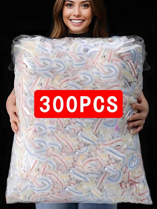 300 Stück wiederverwendbare Lebensmittelaufbewahrungsbeutel, extragroß und dick, weiße Plastikfolie, PE Lebensmittelkonservierungsbeutel, Küchenlagerung, Haushaltsplastikverpackung, Lebensmittelsicherer Kontakt, Aufbewahrung von Restlebensmitteln