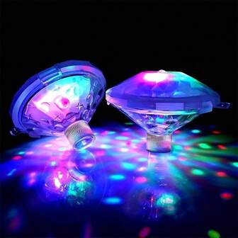 Smart Pool Kleurrijke Diamantvormige Projectielamp, 7 Verlichtingsstanden, Drijvende Sfeerlamp voor Zwembad, IP67 Waterdicht, Geschikt voor Poolparty's en Vijververlichting in Alle Seizoenen