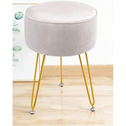 Round Dressing Table Stool Vanity Seat Comfortable Stool For Dressing Table