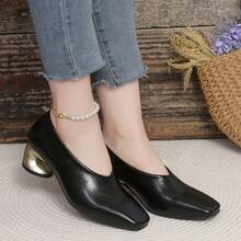 Women Heeled Sandals - 黑色 - 查看 3