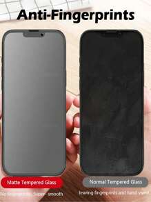 5 Pcs Matte Tempered Glass Screen Protector Compatible With IPhone [Anti-Glare] [Anti-Fingerprint] [Smooth As Silk]Shell Friendly