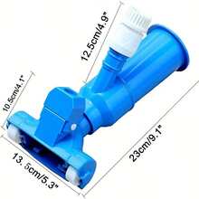 Pool Cleaning Kit With Telescopic Leaf Skimmer Net And Vacuum Cleaner Head - Fine Mesh Net And Suction Brush For Swimming Pools, Hot Tubs, Spas, And Fountains, Beach Essentials, Beach Accessories, Pool Float