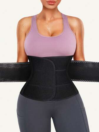 Women Waist Trainer Belt Tummy Control Waist Cincher Trimmer Sauna Sweat Sport Girdle Slim Belly Band Exercise Waist Belt Suitable For Workout Home Sports And Walk