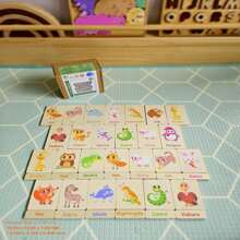 Montessori-Inspired Interactive Animal Learning Set For Early Education - Engage Kids With Hands-On Exploration Of Wildlife & Habitat Concepts