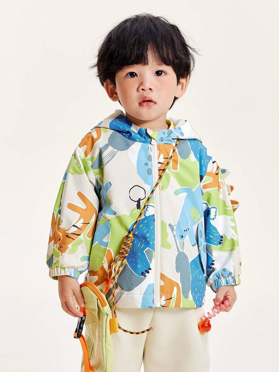 mini bala 男童女童连帽夹克 2025 冬季柔软仿皮休闲外套