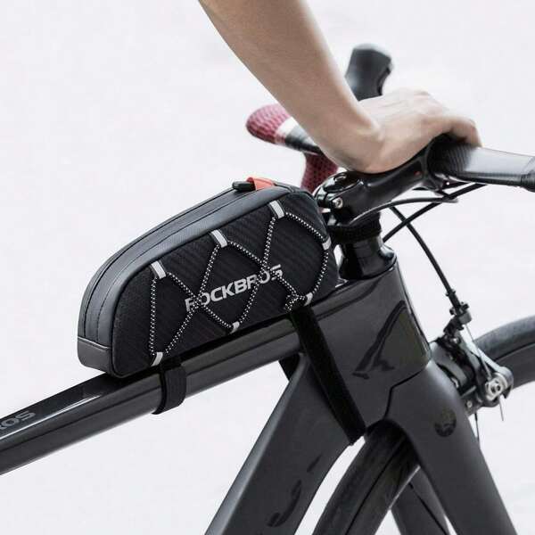 ROCKBROS Sac de cadre de vélo ROCKBROS pour tube supérieur, accessoire de vélo, pochette