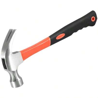 28 Oz Forged Steel Claw Hammer With NonSlip Grip Perfect For Framing And Repair Work In Woodworking