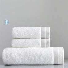 1 juego de toallas: 1 toalla de baño de 100g, 1 toalla de playa de 400g, suaves y absorbentes, de secado rápido, adecuadas para el hogar, el baño y la playa, vuelta al colegio