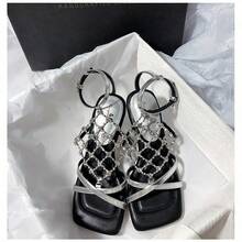 Women Platforms & Wedge Sandals - Silver - View 3